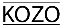 KOZO Skrivbordsunderlägg 90x43 cm Mörkblå/Gul