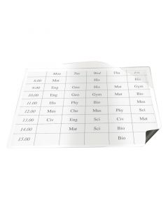 Magnetisk Visitkortsficka 60x95 Vit 100 Pack