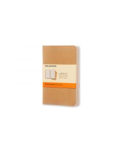 Cahier Journal Linjerad Pocket Kraft 3-Pack