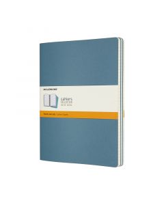Cahier Journal Linjerad XL Brisk Blue 3-Pack