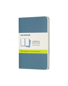 Cahier Journal Olinjerad Pocket Brisk Blue 3-Pack