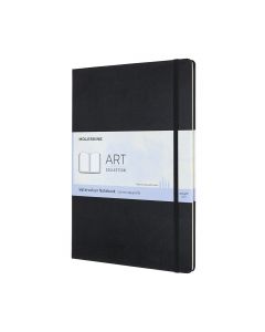 Art Watercolor Notebook Black A4