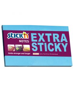Notisblock Extra Sticky 76x127 90 Blad Neon Blå