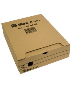 Arkivbox B-Box 8cm Brun