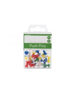 Push Pins 25 Styck Sorterade Färger