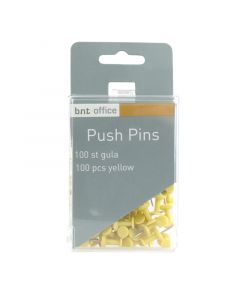 Push Pins 100 Styck Gul
