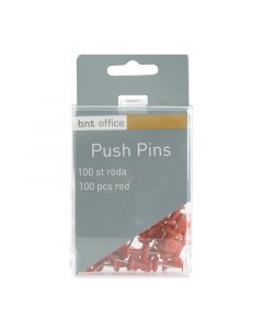 Push Pins 100 Styck Röd