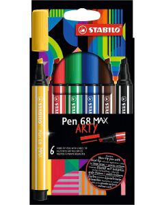 STABILO ARTY Pen 68 MAX 6 Pack