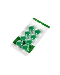 Magneter 20mm 8 Styck Grön