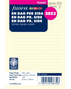 Dagbok Pocket 2023 Dag Per Sida Svensk/Dansk/Nors