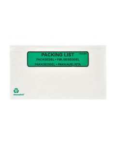 Packsedel Papper C65 med Tryck 1000 Pack