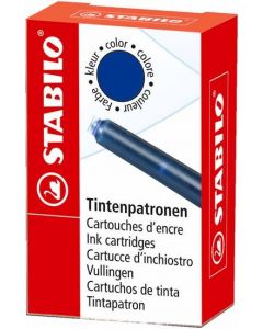 STABILO Refill Reservoarpenna 6 Pack Blå 